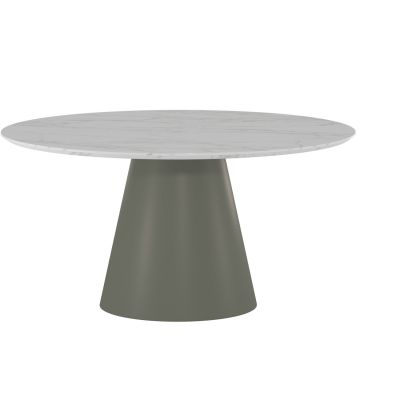 现代边几圆几餐桌