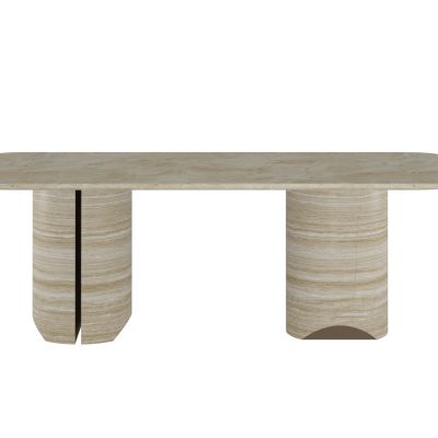 现代边几圆几餐桌