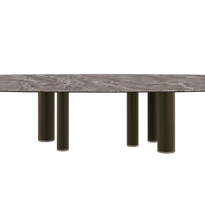 现代边几圆几餐桌