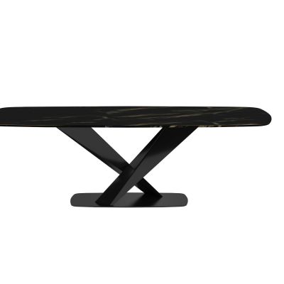 现代边几圆几餐桌