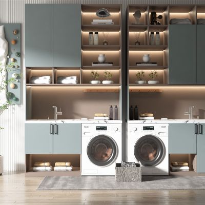 现代风格阳台储物柜