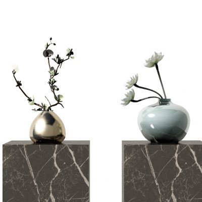 新中式植物盆栽