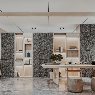 新中式茶室客厅