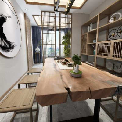 新中式茶桌 茶室