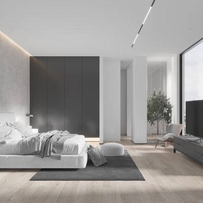 现代简约轻奢卧室