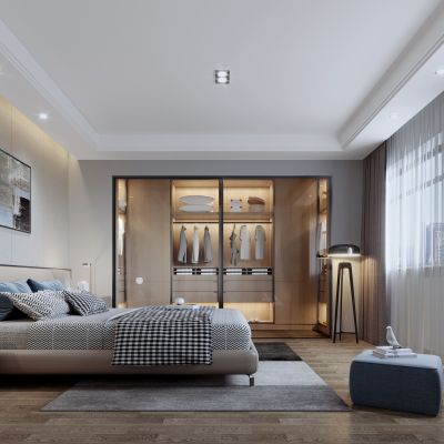 现代卧室