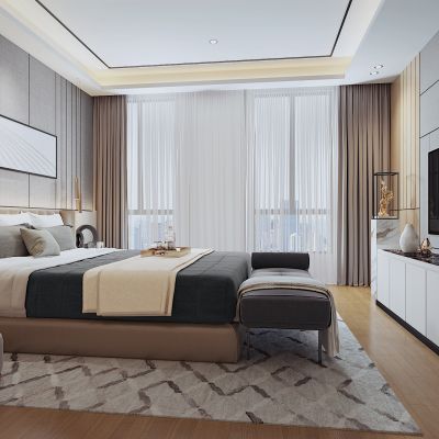 现代卧室