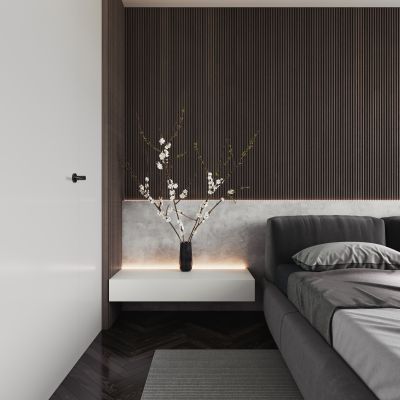 现代简约轻奢卧室