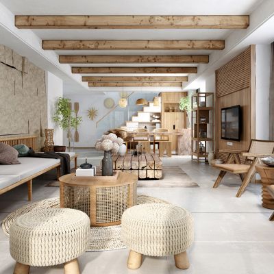 北欧自然风客餐厅