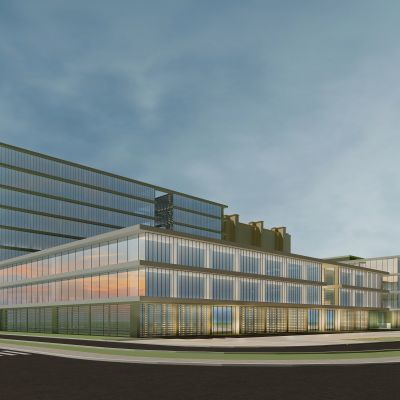 现代简约建筑办公大楼