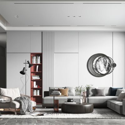 现代轻奢风格客厅