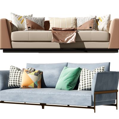 现代双人沙发