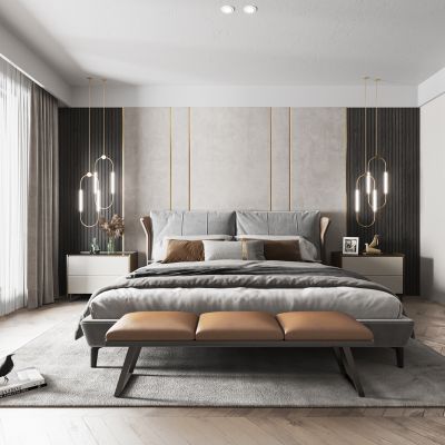 现代卧室
