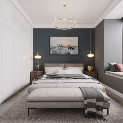 现代卧室
