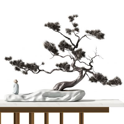 新中式盆景摆件