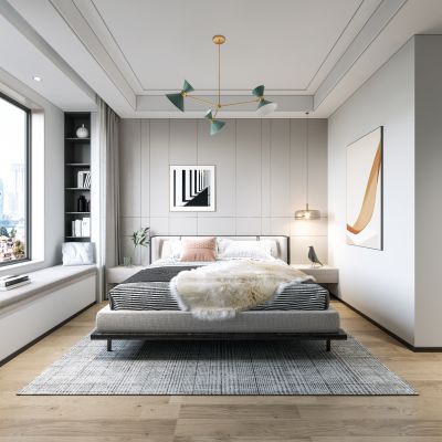 现代卧室