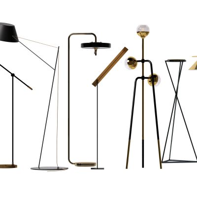 现代落地灯组合