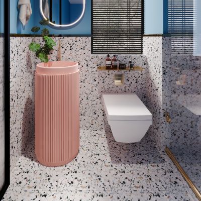 法式现代简约轻奢风格卫生间