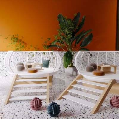 北欧现代简约轻奢风格儿童娱乐休闲区