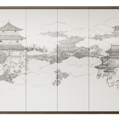 新中式电视背景