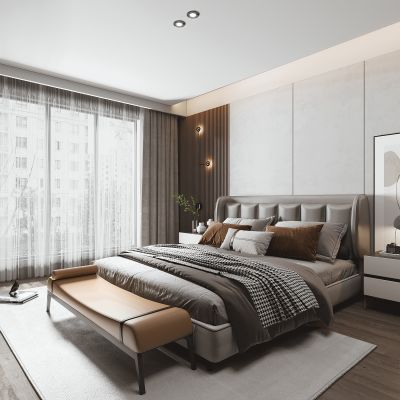 现代卧室