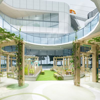 北欧风格幼儿园活动大厅