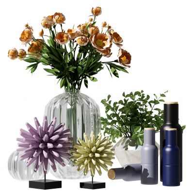 现代花瓶花艺摆件