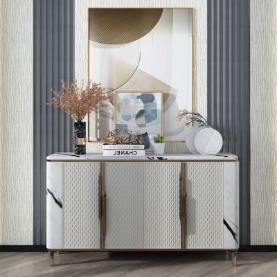 现代轻奢端景柜