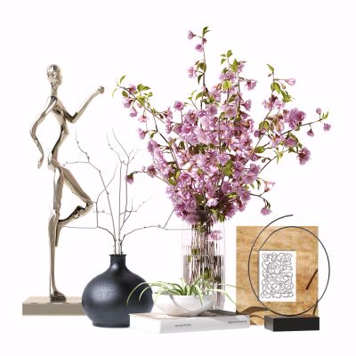 现代花瓶雕塑摆件