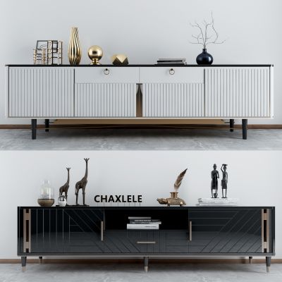 现代轻奢，简欧式电视柜