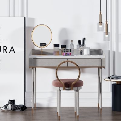 现代轻奢梳妆台