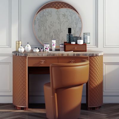 后现代轻奢梳妆台