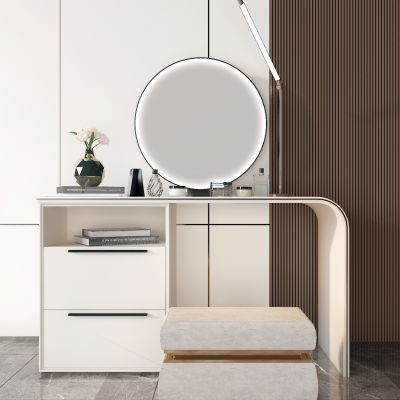 现代轻奢梳妆台组合