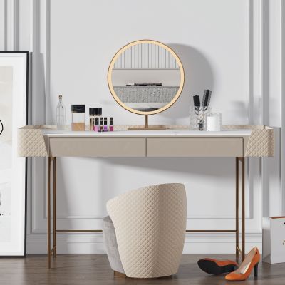 现代轻奢梳妆台