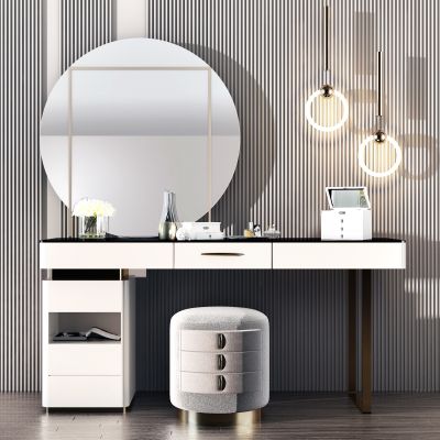 现代轻奢梳妆台