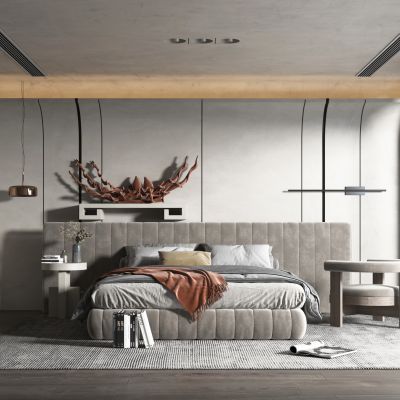 现代简约风格主卧室