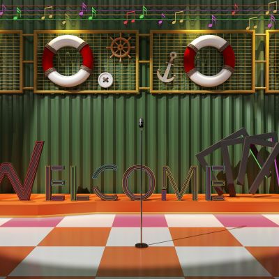 工业风舞台霓虹灯装饰灯