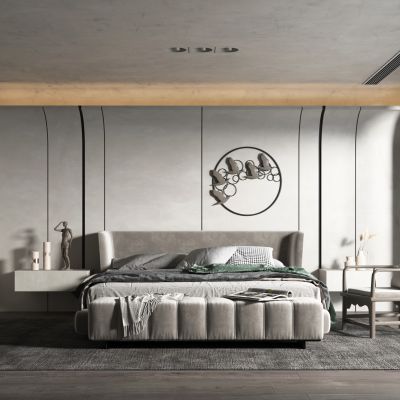 现代简约风格主卧室