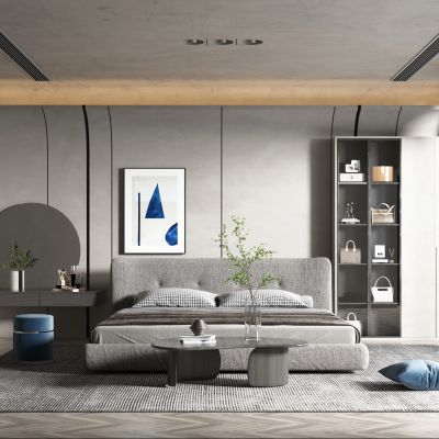 现代简约风格主卧室