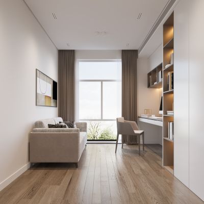 现代榻榻米卧室