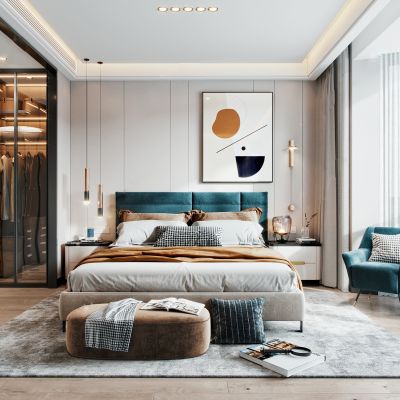 现代卧室