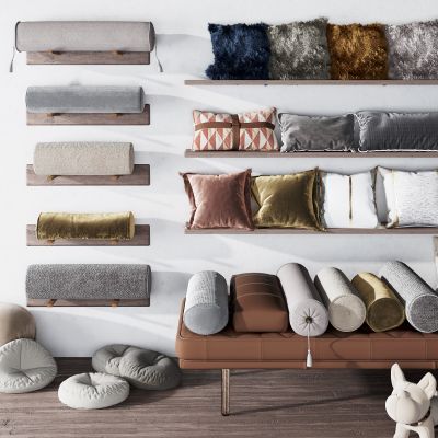 现代抱枕，坐垫，靠包，靠垫组合