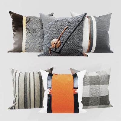 现代布艺抱枕，靠包组合