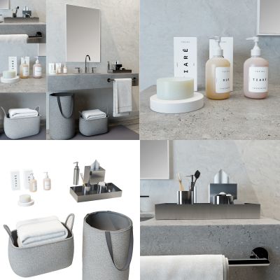 现代浴室柜洗手台