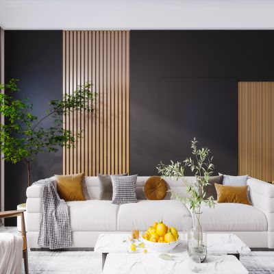 现代简约轻奢风格客厅