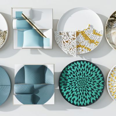 现代圆形个性墙饰，挂件