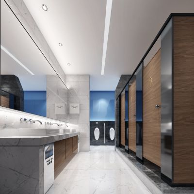 现代公共卫生间