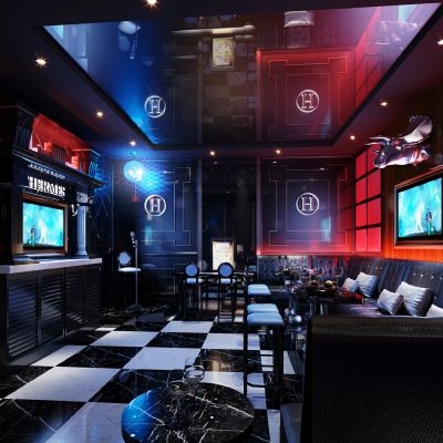 现代KTV歌厅包间