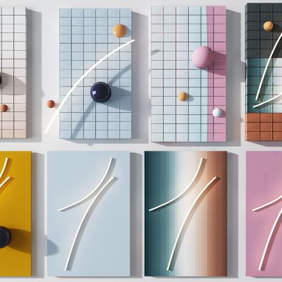 现代立体墙饰，挂件