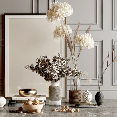 现代花艺，画框装饰摆件